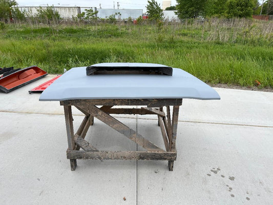 1967-1969 Dart Hemi Super Stock Bolt-On Fiberglass Hood (Hood With Hemi Scoop Installed) - Glasstek H7060 product image