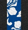 Neosupreme Designer Hawaiian color swatch — Blue with Black Sides