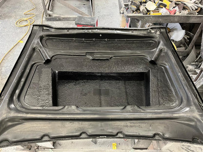 1967-1969 Dart Hemi Super Stock Bolt-On Fiberglass Hood (Hood With Hemi Scoop Installed) - Glasstek H7060 - view 3