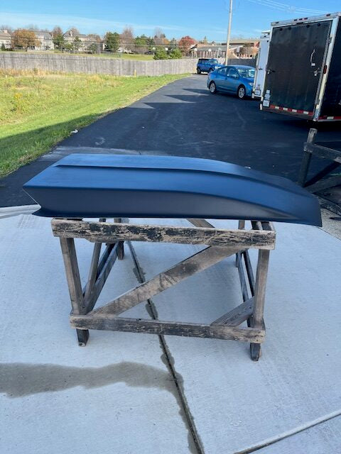4" Cowl Induction Fiberglass Scoop Extra Wide Extended 33" W X 59 L X 4" Tall - Glasstek GCS044 - view 3
