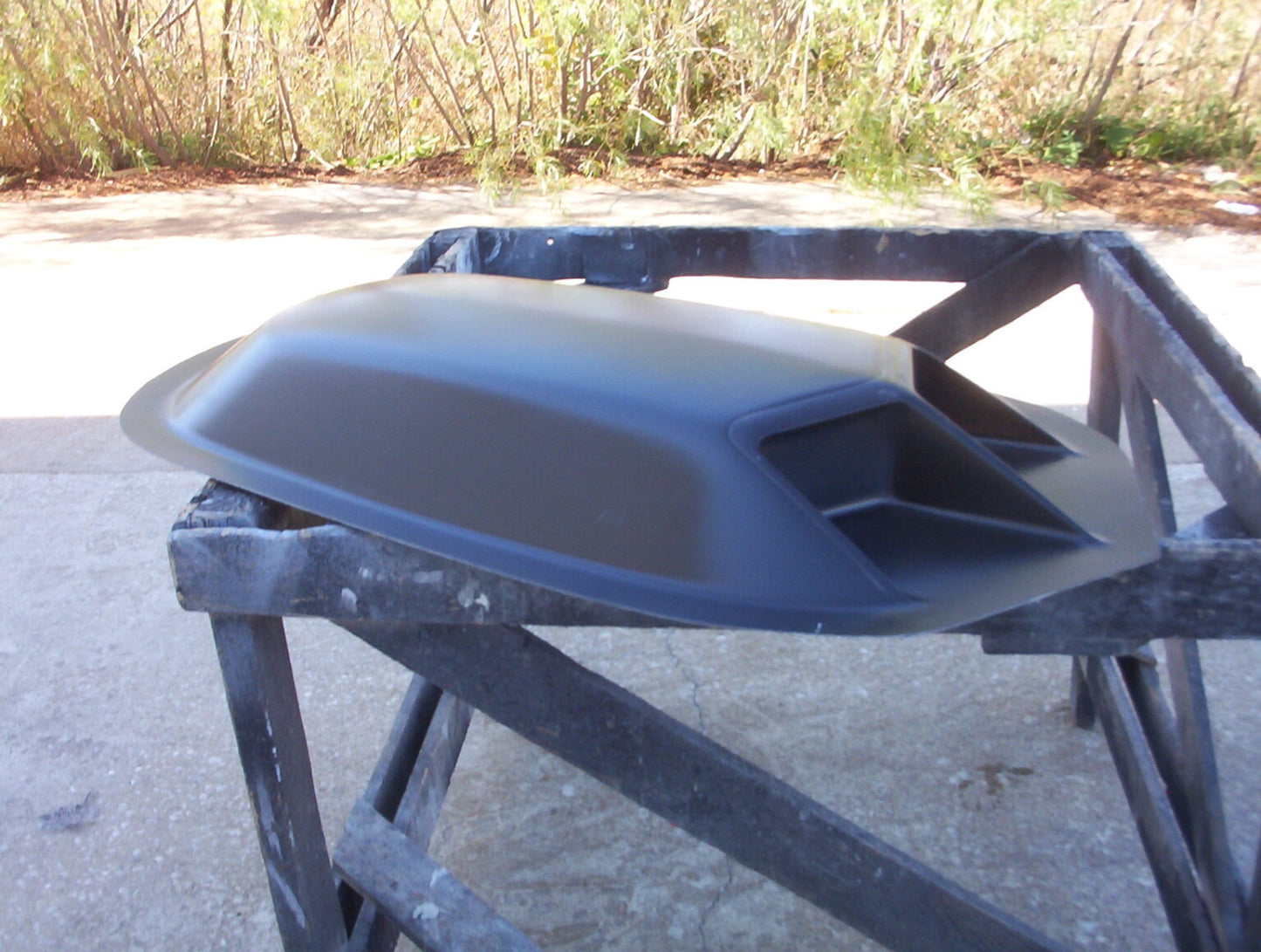 1965-1967 GTO Fiberglass Scoop 4" Tall (39 1/2" Long X 20" Wide X 4 1/4 " Tall) - Glasstek GS041 - view 6
