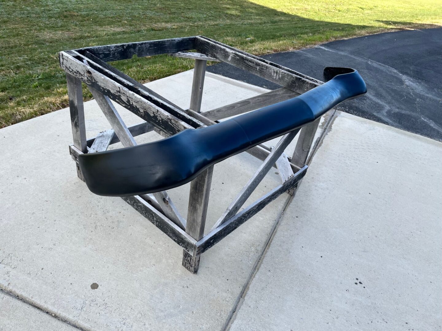 1956 Chevy Front Fiberglass Bumper - Glasstek B1053 - view 2