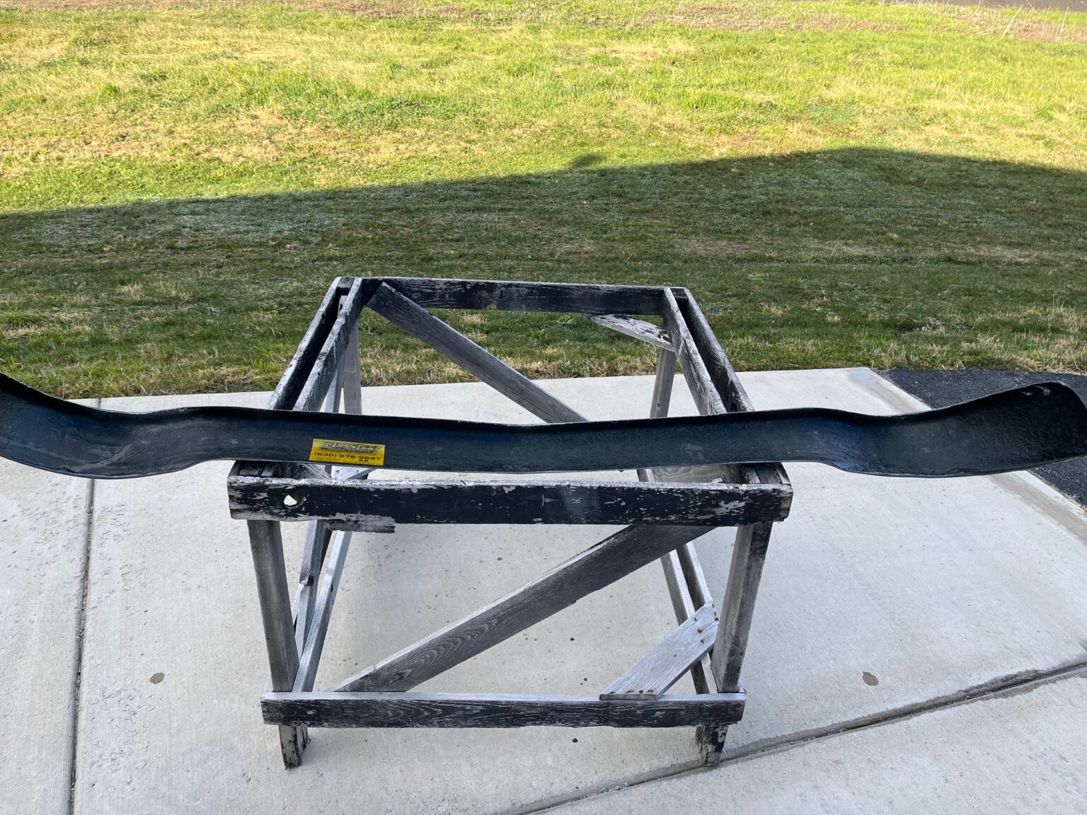 1956 Chevy Front Fiberglass Bumper - Glasstek B1053 - view 3