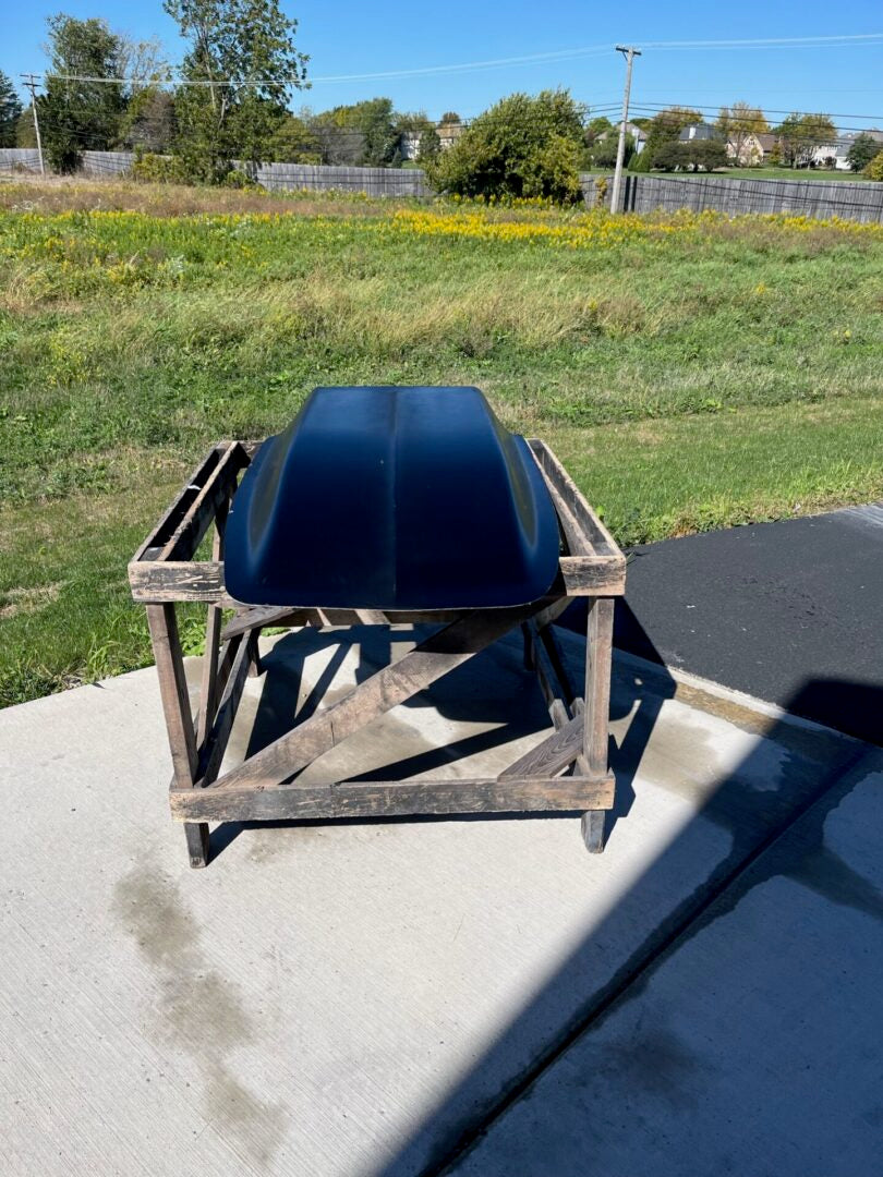 6" Cowl Induction Fiberglass Scoop 29" W X 58" L X 6" Tall - Glasstek GCS060 product image