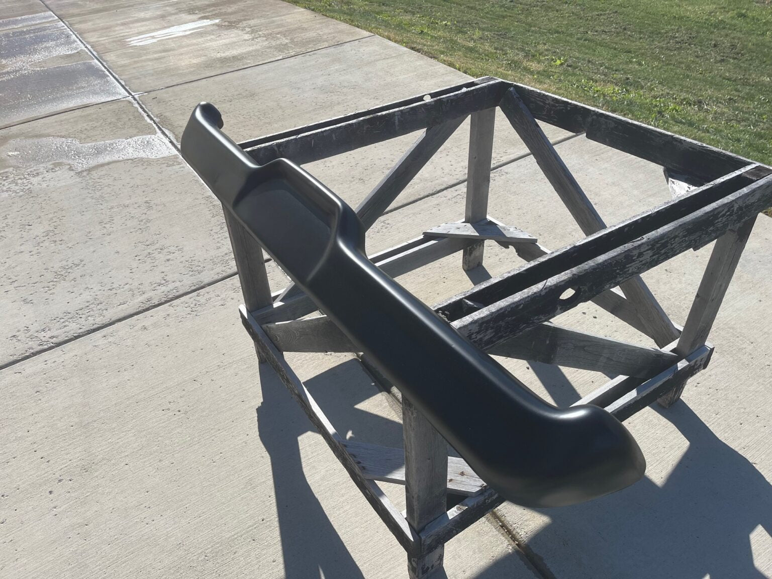 1960-1961 Falcon Front Fiberglass Bumper - Glasstek B9012 - view 2