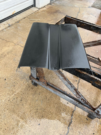 1962-1964 Max Wedge Fiberglass Scoop (With Inward Monting Metal Clips); 27 1/2" W X 35"L X 2 1/2" Tall - Glasstek GS006