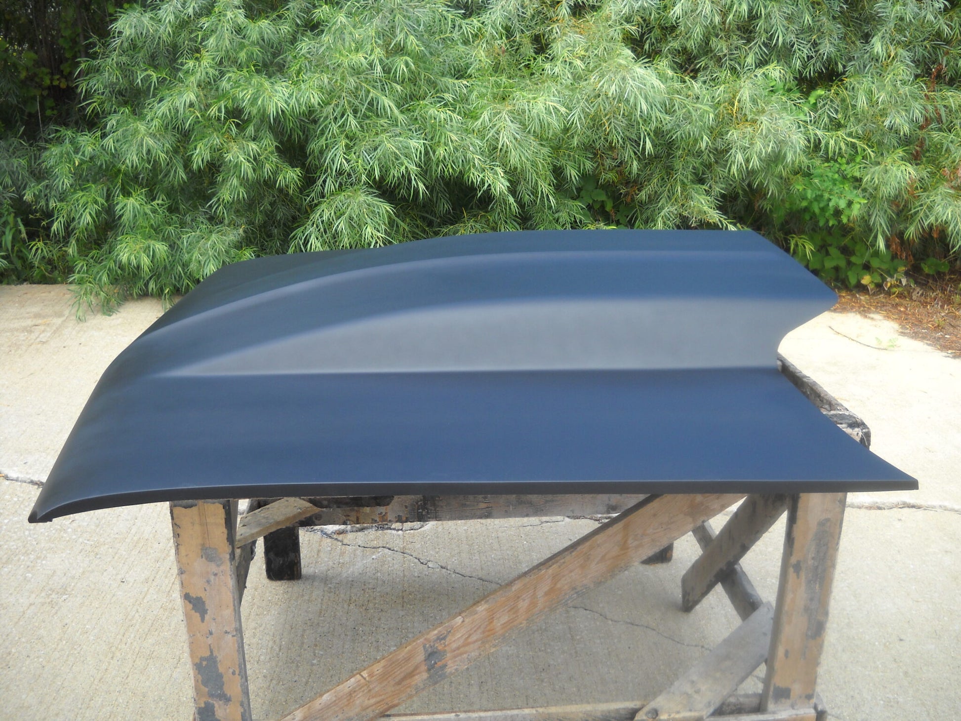 1962-1965 Nova / Chevy Ii 4" Cowl Induction Bolt-On Fiberglass Hood - Glasstek H1120 - view 2