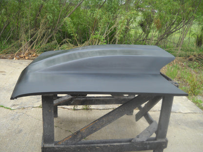 1962-1965 Nova / Chevy Ii 5" Cowl Induction Bolt-On Fiberglass Hood - Glasstek H1160 - view 2