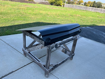 1962 Impala Pin-On Fiberglass Trunk Lid (One Tail Light Marking On Each Side Of Trunk) - Glasstek T1020 - view 2
