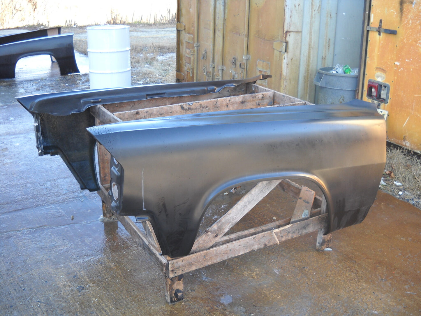 1963 Catalina / Grand Prix / Bonneville Fiberglass Fenders (Pair) - Glasstek FF032 - view 2