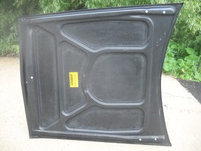 1963 Dodge Stock Flat Bolt-On Fiberglass Hood - Glasstek H7074 - view 4