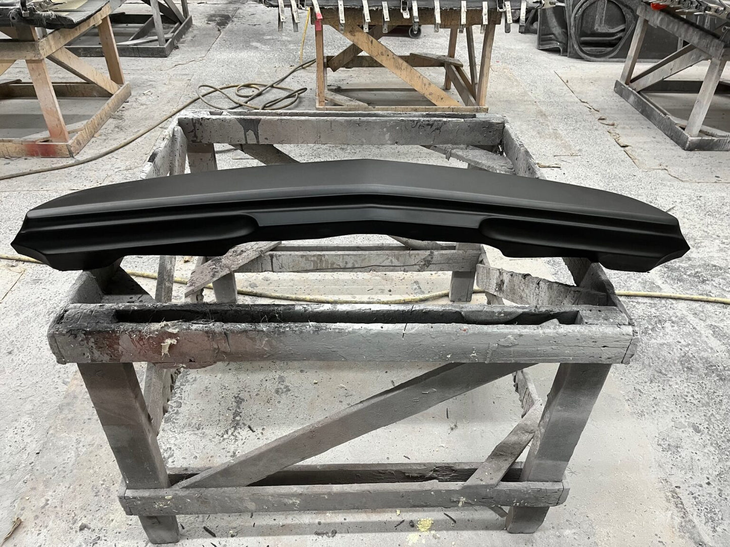 1964-1965 Fiberglass Barracuda / Valiant Front Lower Pan (Closed Openings) - Glasstek GP053 - view 2