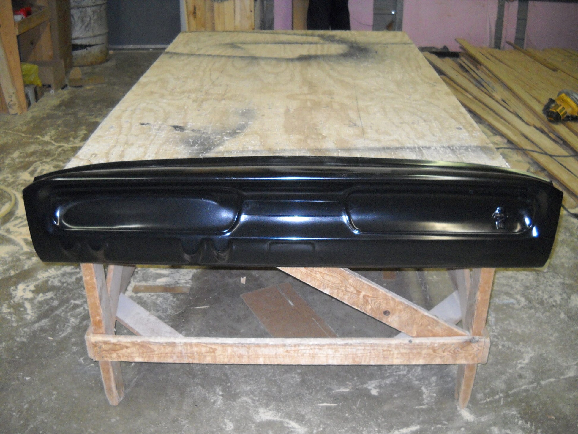 1964-1965 / 1964-1966 Falcon / Ranchero Fiberglass Dashboard (53 1/2" Wide) (64-66 Mustang Dash) - Glasstek DB015 - view 3