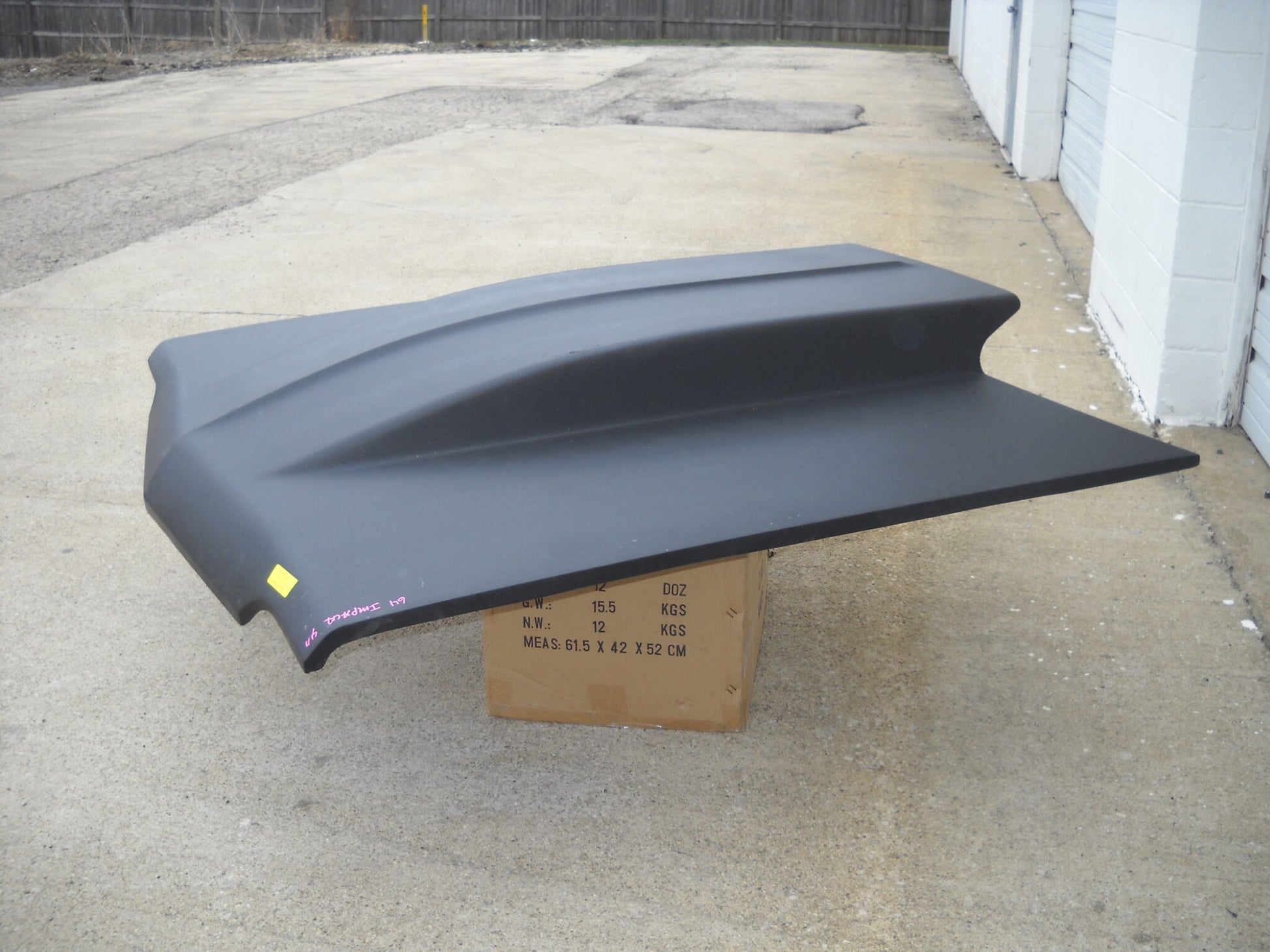 1964 Impala 4" Cowl Induction Bolt-On Fiberglass Hood - Glasstek H1235 product image
