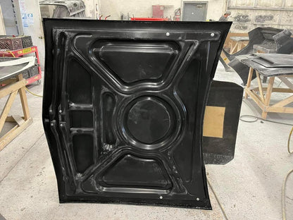 1965-1966 Impala 5" Tall Sunoco / Bubble Style Bolt-On Fiberglass Hood - Glasstek H1363 - view 3