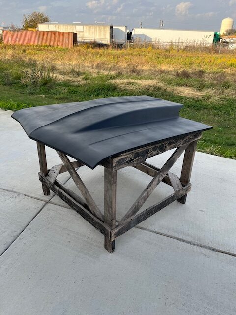 1965 Chevelle 4" Cowl Induction Bolt-On Fiberglass Hood (Full Frame) - Glasstek H1126 product image