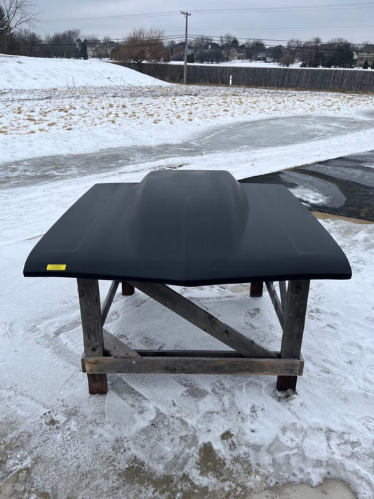 1965 Chevelle 5" Sunoco / Bubble Style Bolt-On Fiberglass Hood - Glasstek H1344 product image