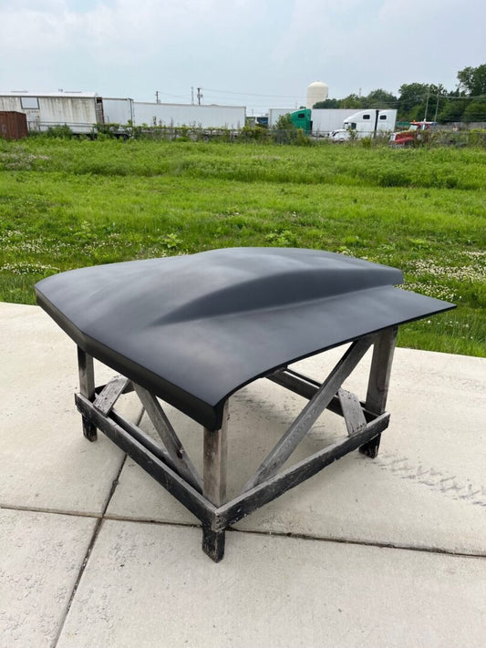 1966 Chevelle 5" Tall Sunoco / Bubble Style Pin-On Fiberglass Hood - Glasstek H1352 product image