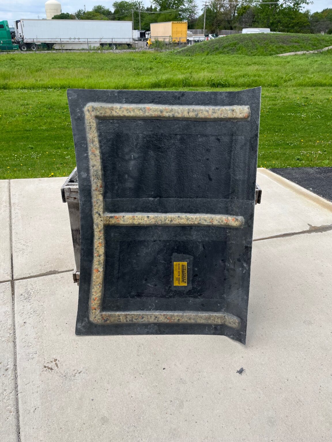 1965 GTO / Lemans Pin-On Fiberglass Trunk Lid - Glasstek T3001 - view 3