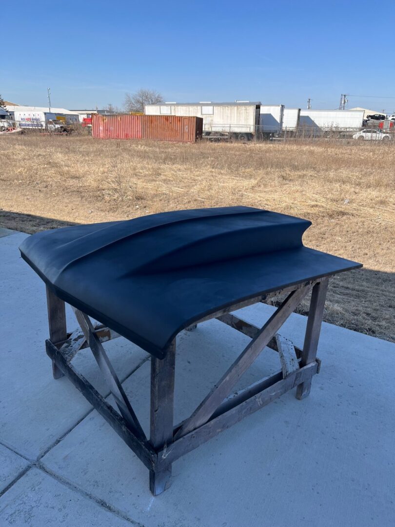 1966-1967 Nova / Chevy Ii 4" Cowl Induction Bolt-On Fiberglass Hood - Glasstek H1128 product image