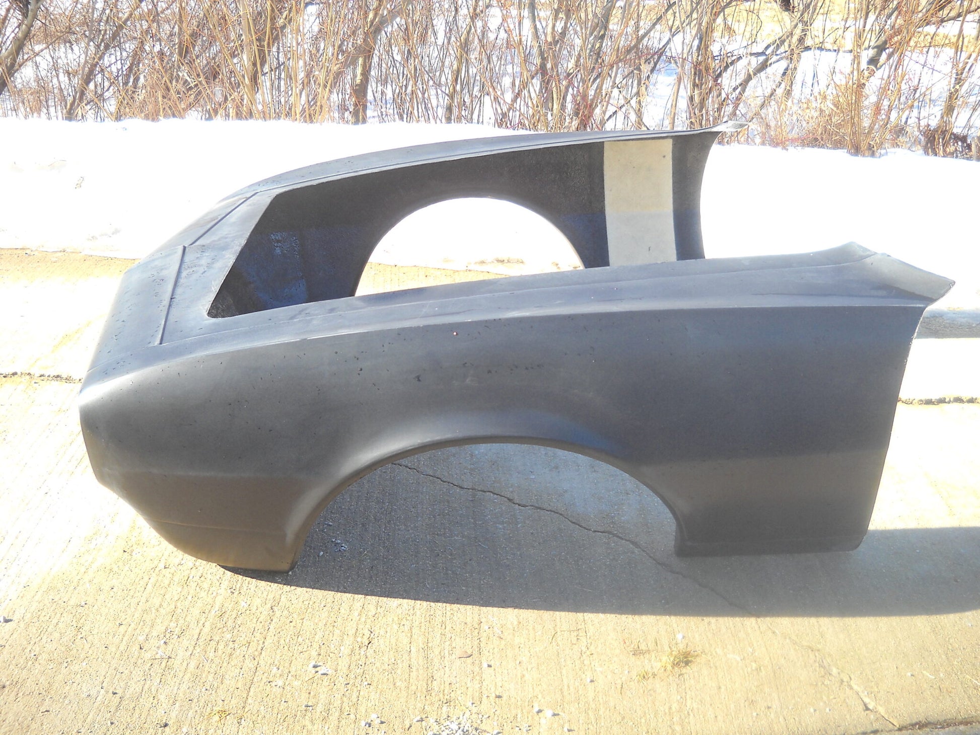 1955-1957 Chevy Post Fiberglass Doors (Pair) - Glasstek D1021 - view 3