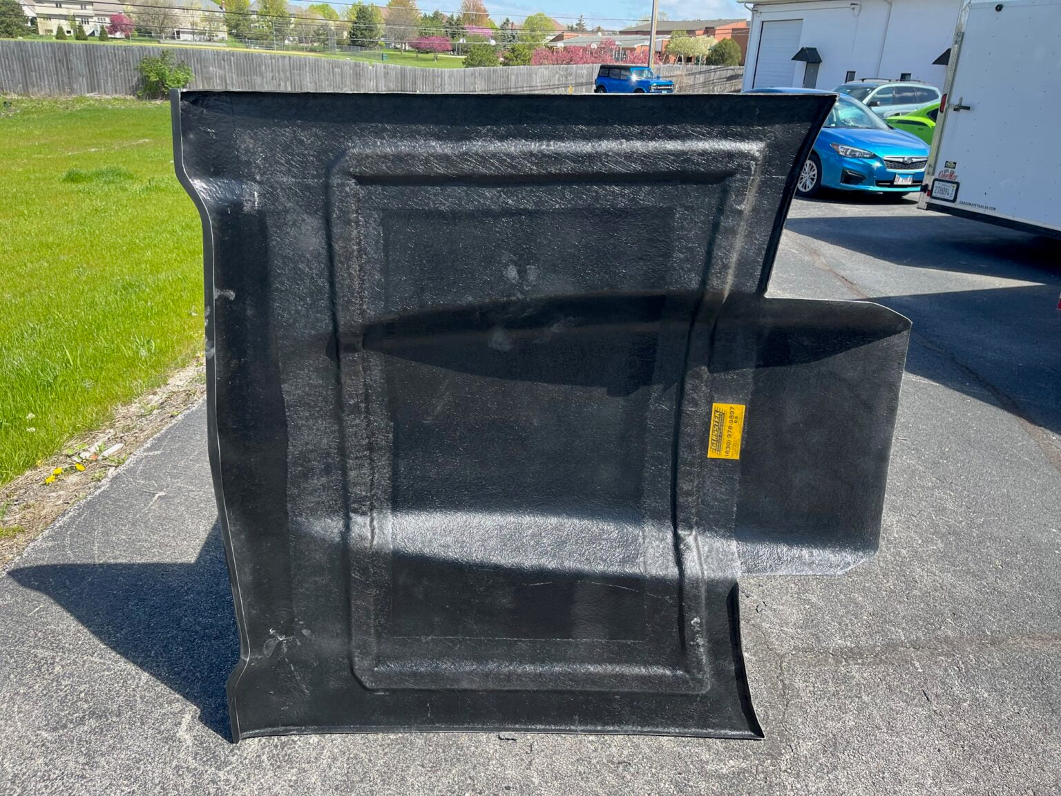 1967-1969 Dart 5" Sunoco / Bubble Style Pin-On Fiberglass Hood - Glasstek H7087 - view 4