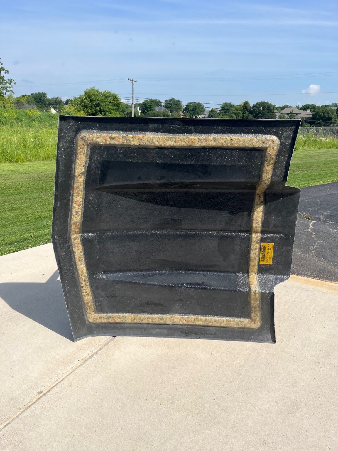 1967 Chevelle 4" Cowl Induction Pin-On Fiberglass Hood - Glasstek H1121 - view 4