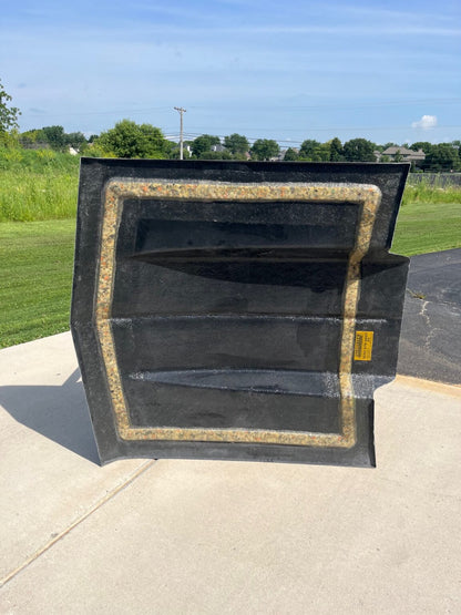 1967 Chevelle 4" Cowl Induction Pin-On Fiberglass Hood - Glasstek H1121 - view 4