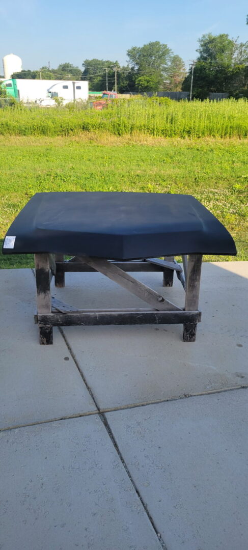 1967 Skylark Stock Flat Bolt-On Fiberglass Hood - Glasstek H5008 product image