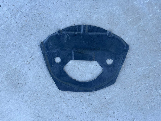 1968-1970 GTO Ram Air Fiberglass Hood Plate (Plate Attaches To Hood) - Glasstek MS003 product image