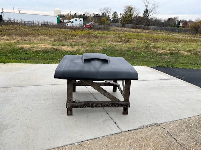 1968-1974 Nova / Chevy Ii "Stinger" Style Bolt-On Fiberglass Hood - Glasstek H1249 product image