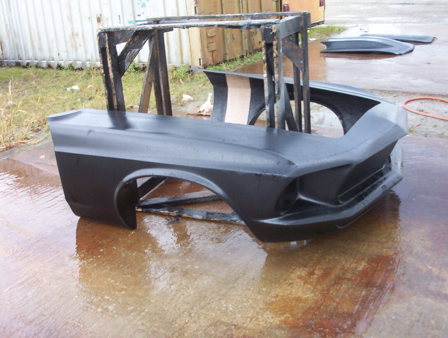 1969 Mustang Pro Fiberglass Front End (Fits 70) - Glasstek GF057 - view 3