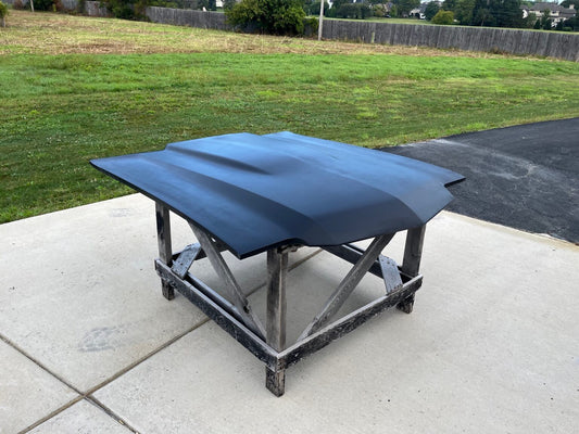 1970-1972 Chevelle SS Cowl Induction Pin-On Fiberglass Hood - Glasstek H1017 product image