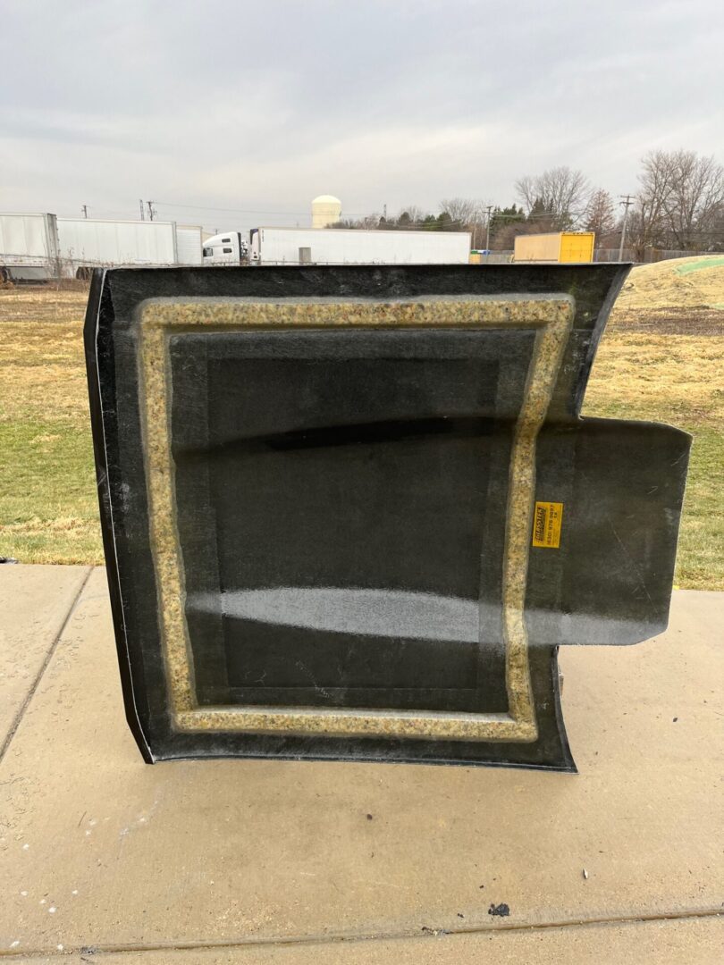 1970-1972 Dart / Demon 5" Sunoco / Bubble Style Pin-On Fiberglass Hood Scoop Extended To W/S - Glasstek H7091 - view 4