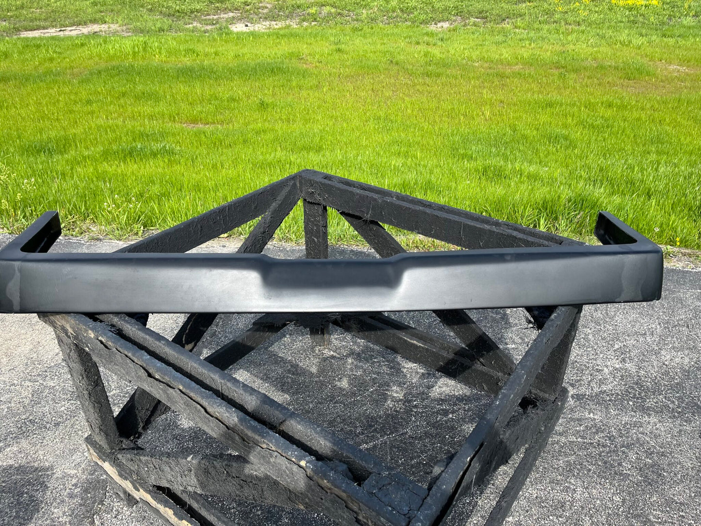 1970-1972 / 1969 Duster 4" Wrap Around Front Fiberglass Spoiler - Glasstek SP034 - view 2
