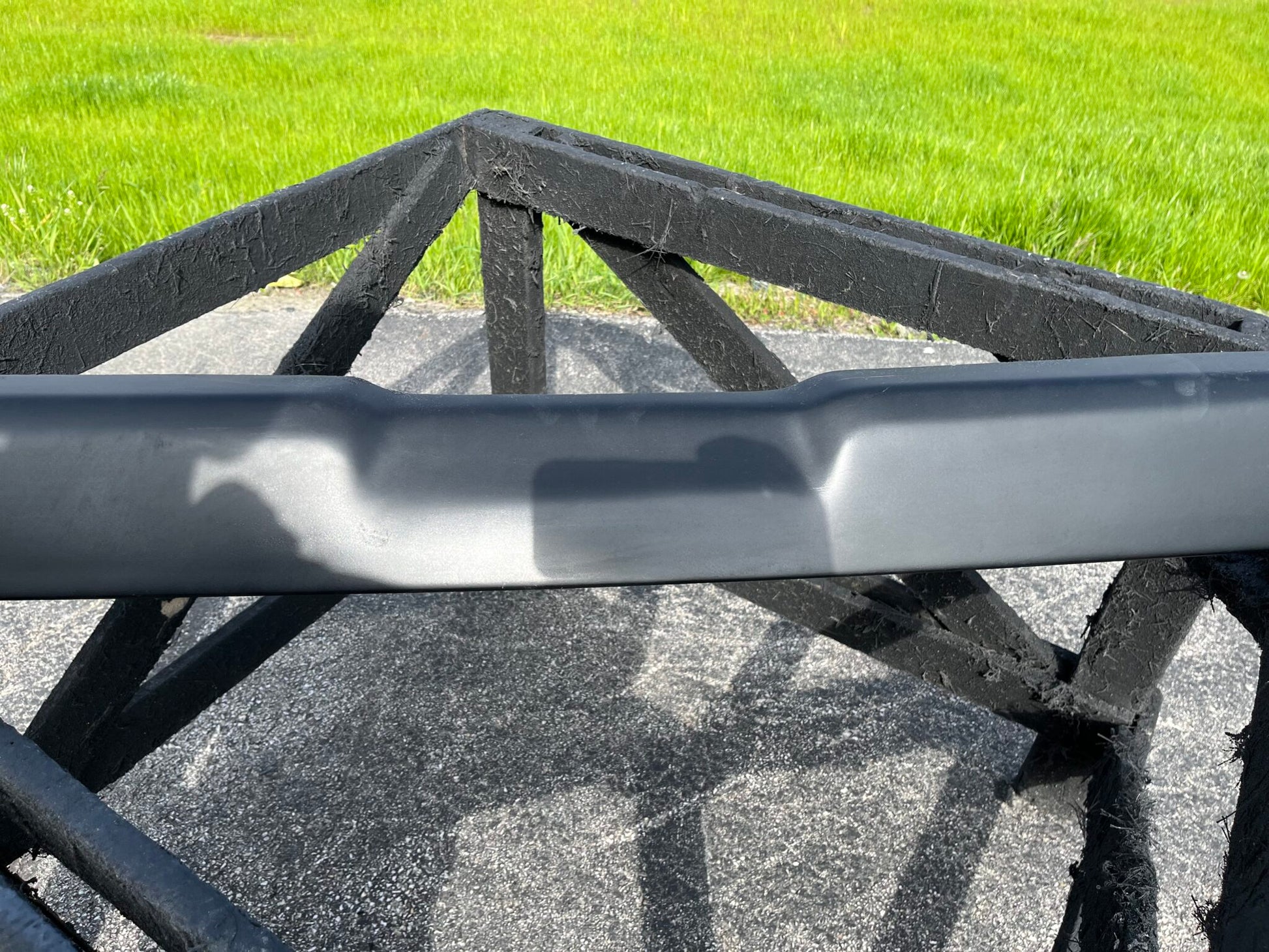1970-1972 / 1969 Duster 4" Wrap Around Front Fiberglass Spoiler - Glasstek SP034 - view 3