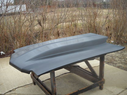 1970-1972 Monte Carlo 4" Cowl Induction Bolt-On Fiberglass Hood - Glasstek H1084 product image