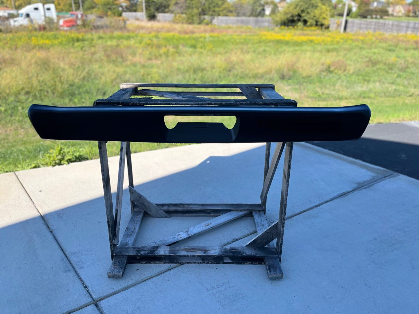 1970-1973 Duster Rear Fiberglass Bumper - Glasstek B7022 - view 2