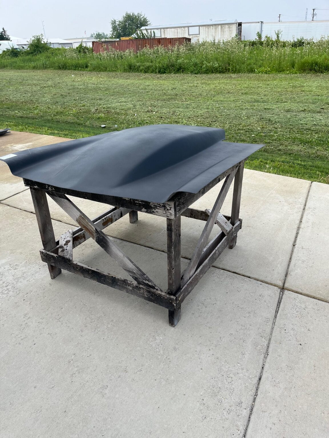 1970-1977 Vega 5" Sunoco / Bubble Style Pin-On Fiberglass Hood Extended 6" - Glasstek H1349 product image