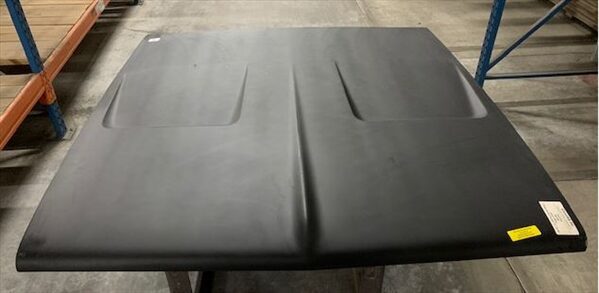 1968-1969 Charger Stock Flat Bolt-On Fiberglass Hood - Glasstek H7044 product image