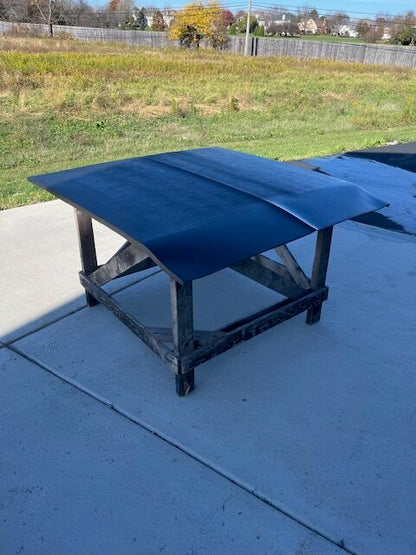 1970 Superbird Stock Flat Bolt-On Fiberglass Hood - Glasstek H7054 product image