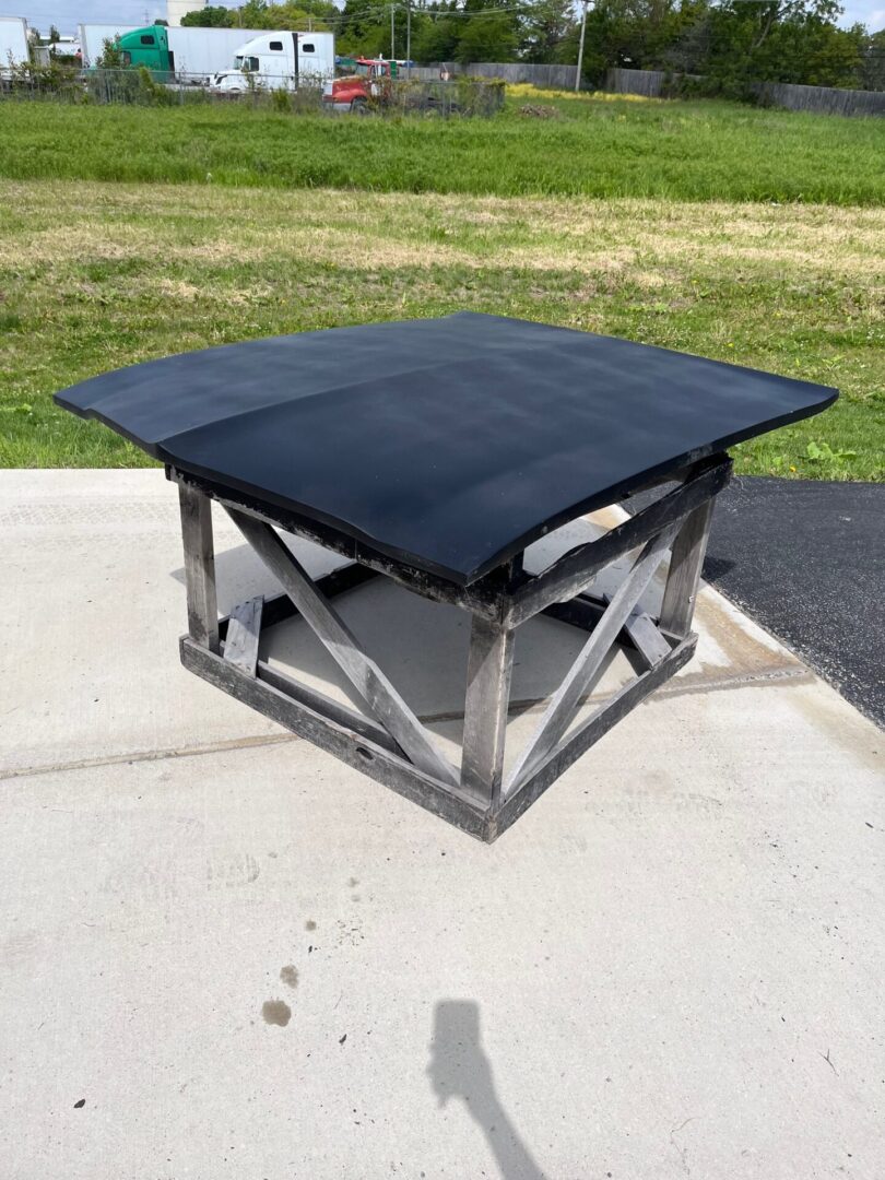 1971-1972 Lemans Stock Flat Bolt-On Fiberglass Hood (For Chrome Front Bumper) - Glasstek H3045 - view 2