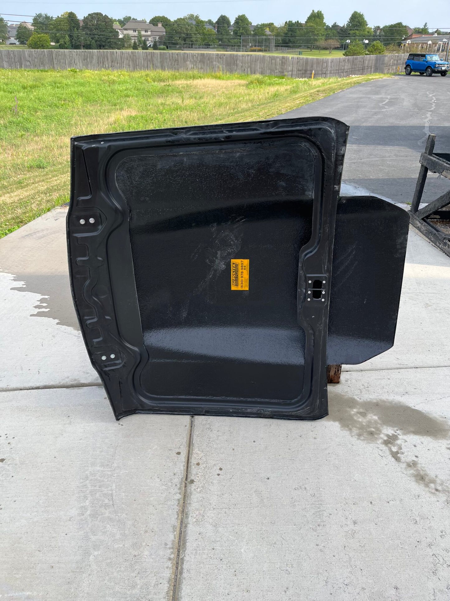 1972-1979 Chevy Luv Pick Up Truck 5" Sunoco / Bubble Style Bolt-On Fiberglass Hood - Glasstek H1378 - view 4