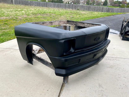 1972-1979 Chevy Luv Pick Up Truvk Pro Fiberglass Front End With Spoiler - Glasstek GF074 - view 2