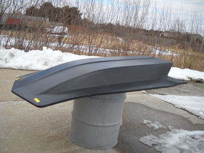 1973-1982 Corvette 6" Extended Cowl Induction Bolt-On Fiberglass Hood - Glasstek H1266 - view 3