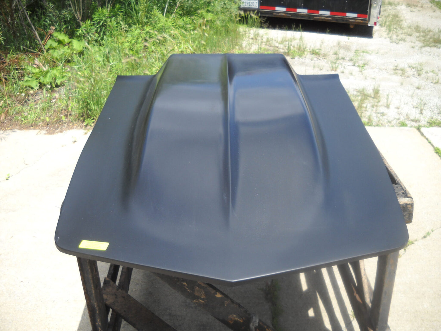 1973-1982 Corvette 5" Cowl Induction Bolt-On Fiberglass Hood - Glasstek H1204 - view 2