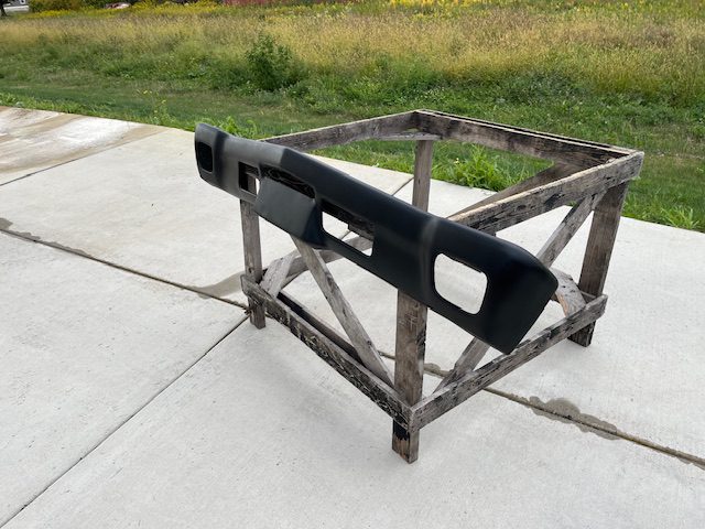 1973 Omega Front Fiberglass Bumper - Glasstek B6017 - view 2
