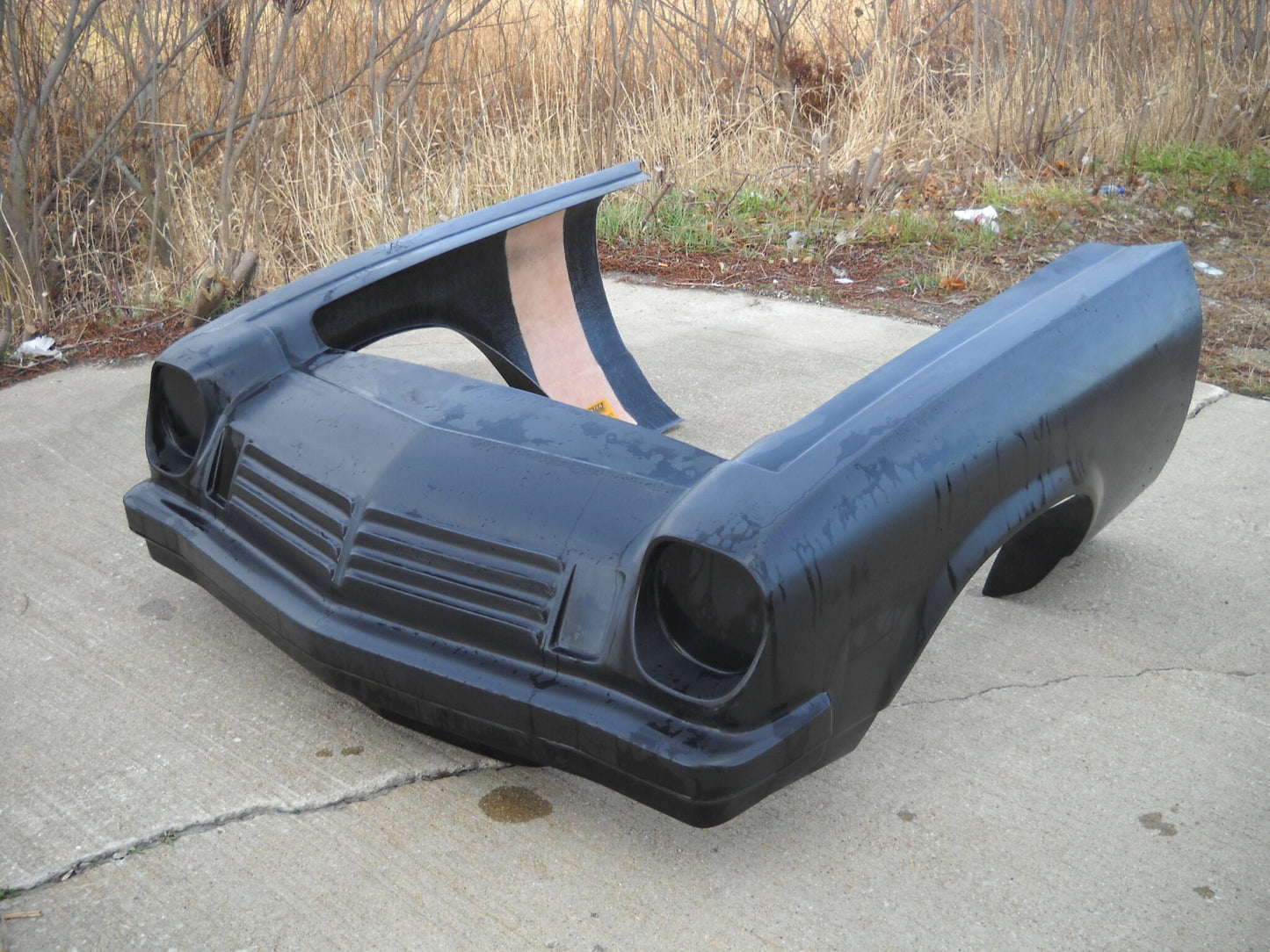 1974-1977 Vega Pro Fiberglass Front End Extended 6" (Can Be Cut Back To Stock Length) - Glasstek GF014 - view 2