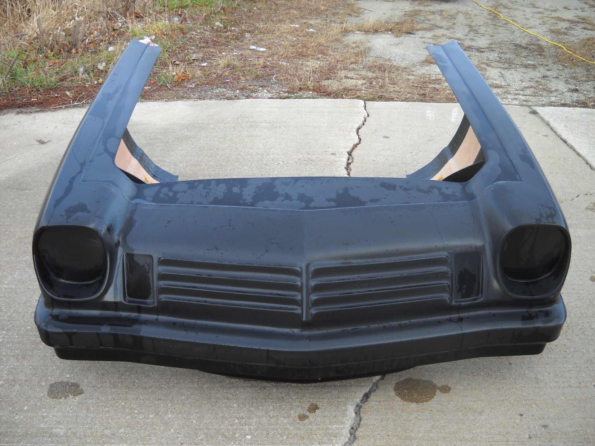 1974-1977 Vega Pro Fiberglass Front End Extended 6" (Can Be Cut Back To Stock Length) - Glasstek GF014 product image