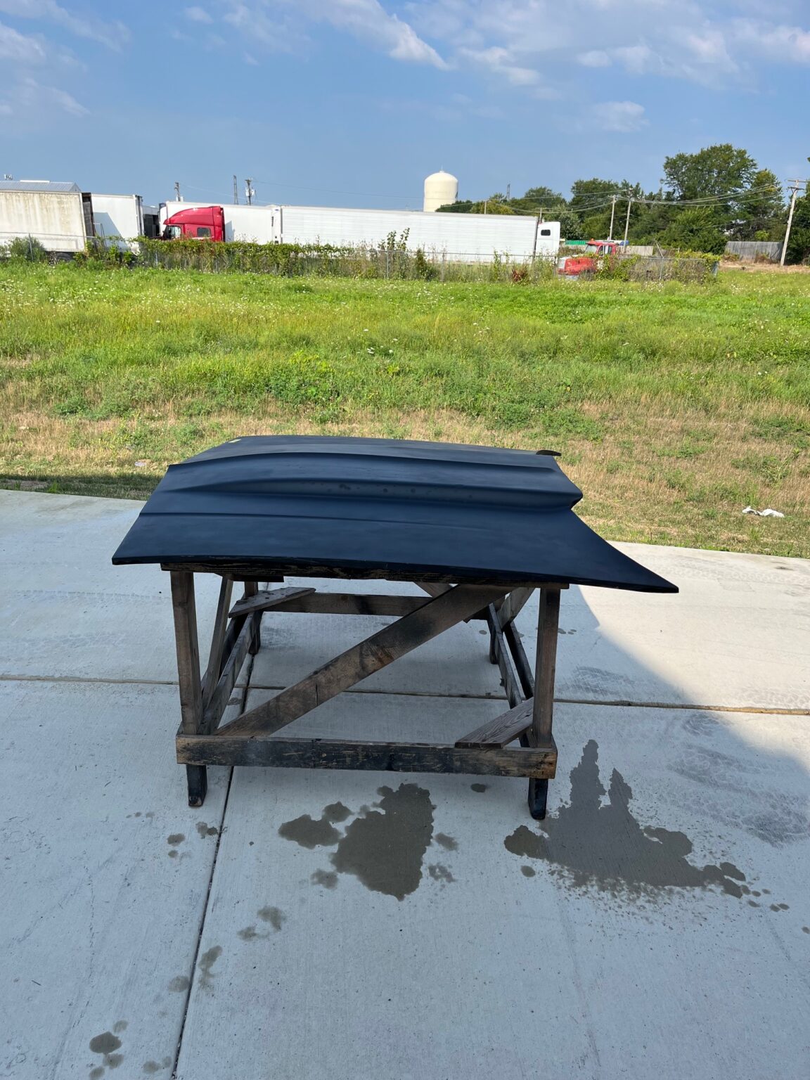 1978-1988 El Camino 78-82 Malibu 2" Cowl Induction Bolt-On Fiberglass Hood - Glasstek H1034 - view 2
